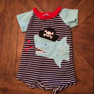 Baby shark onesie 0-3 months